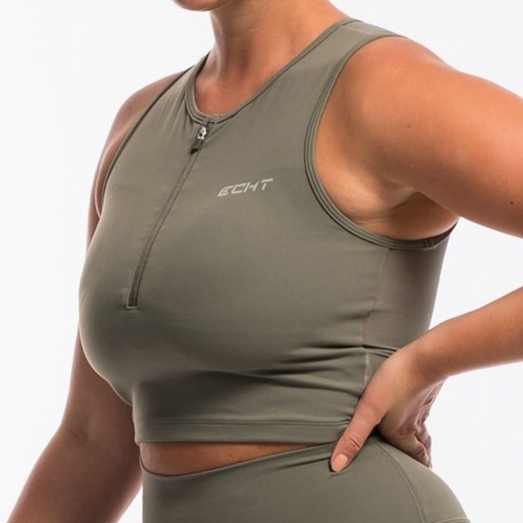 NEW ECHT Zip-Up Top - Picture 1 of 4